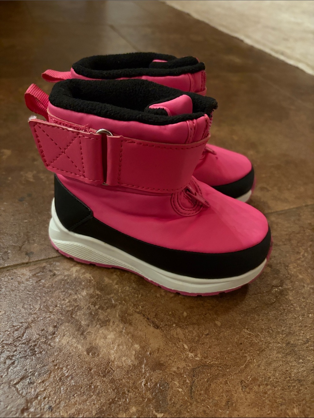 Kids Pink Winter Boots